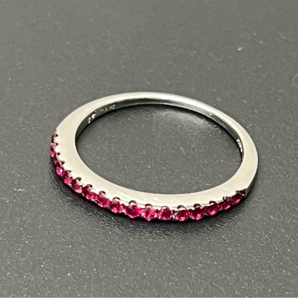 LeVian 14K White Gold Ruby Gemstone Ring - Picture 1 of 11